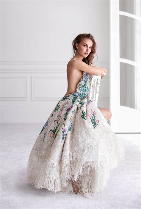 natalie portman Miss Dior dress